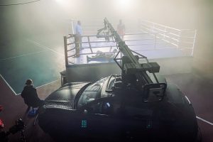 Ucrane in boxing ring